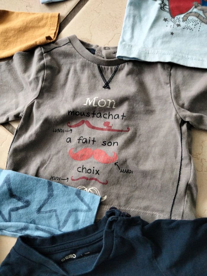 Lot de 9 maillots manches longues - photo numéro 8