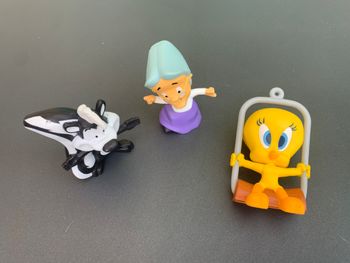 Lot de 3 jouets figurines Looney Tunes très bon état Titi