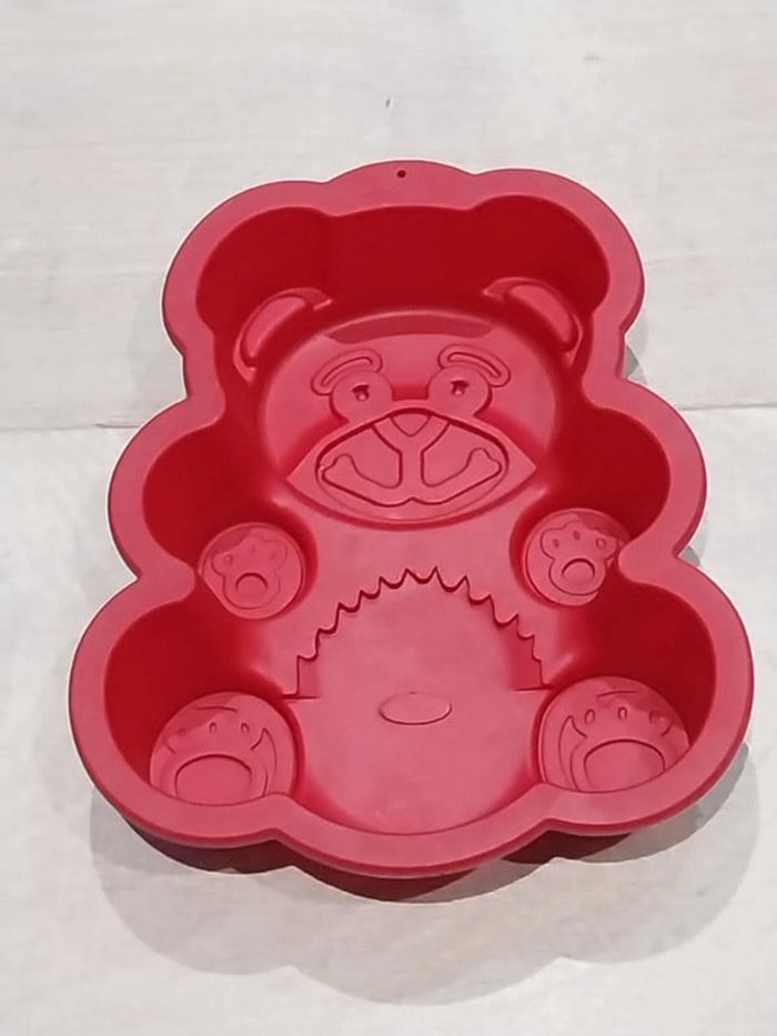 Moule ourson en silicone 18cm x 15cm - photo numéro 2