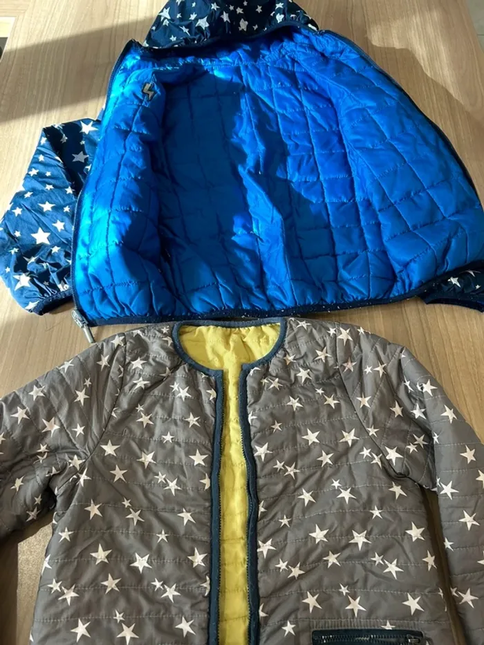 Lot de 2 manteaux à étoiles 6 ans - photo numéro 12