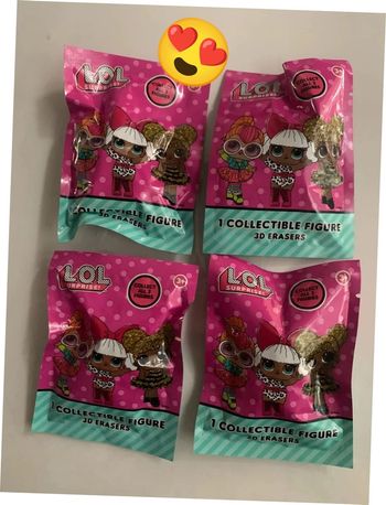 Lol Surprise Figurine - Pochette Surprise Gomme 3D