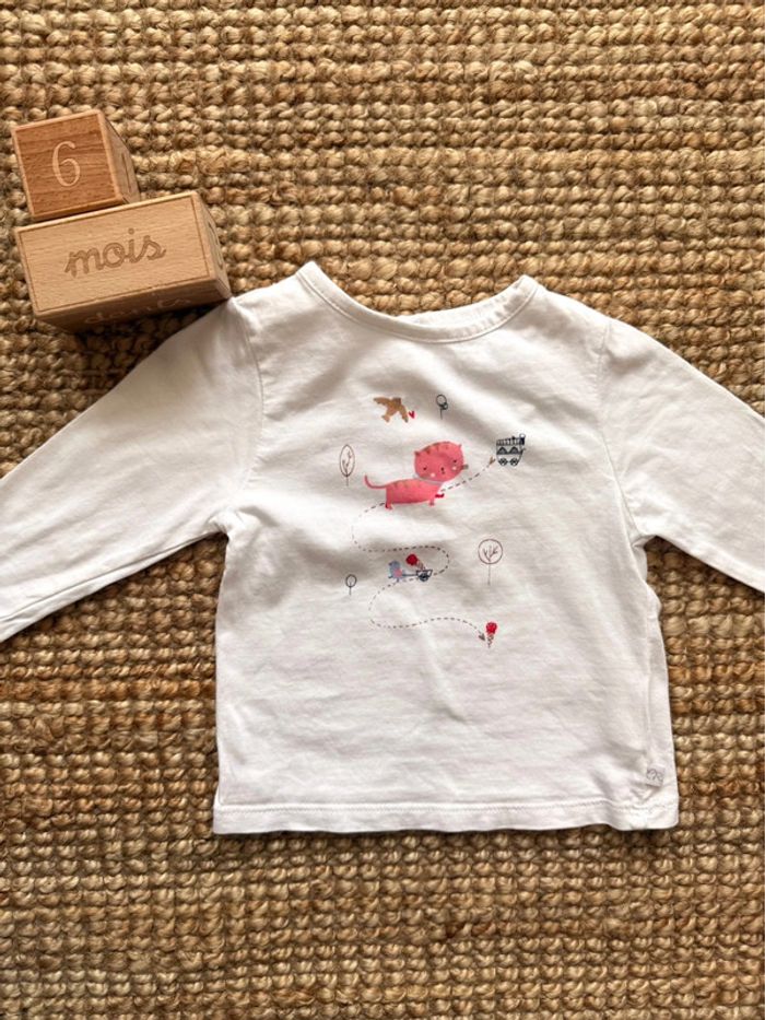 Tee shirt Cadet Rousselle 6mois / 68cm