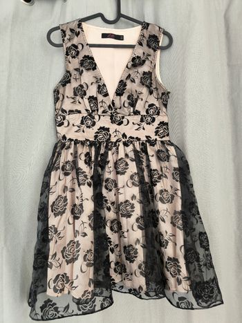 Robe fleurie velours Zibi London S (36)