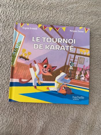 Livre esprit sportif Le tournoi de Karaté Hachette Jeunesse