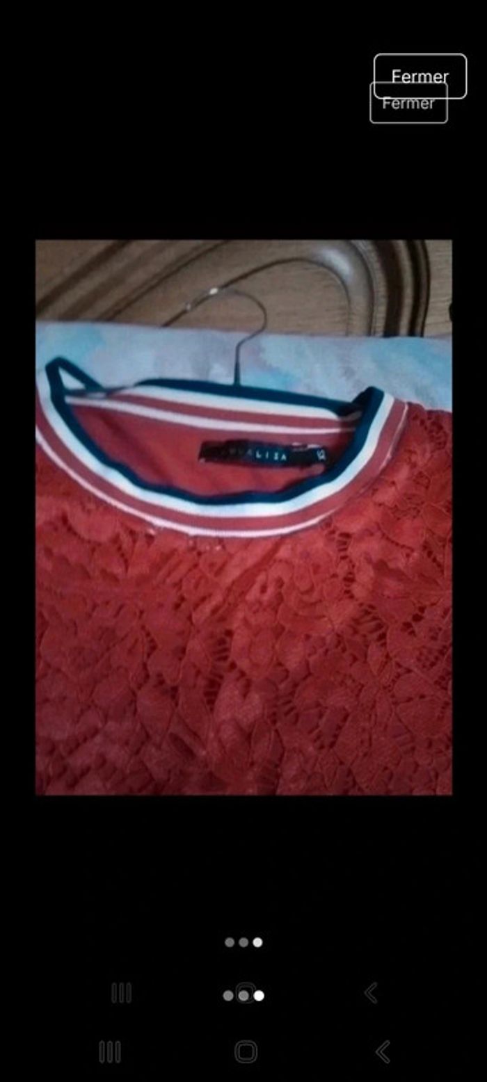 Robe moulante en dentelle avec doublure - photo numéro 3