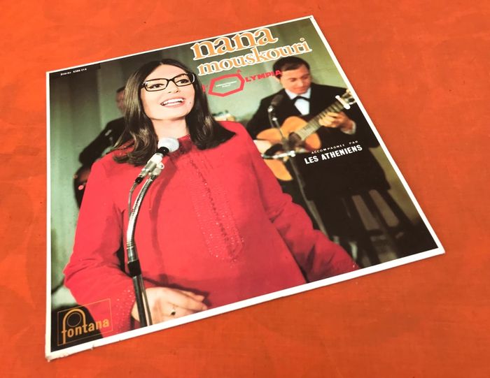 Vinyle 33 tours Nana Mouskouri   A l' Olympia Accompagnée par les Athéniens (1967) - photo numéro 6