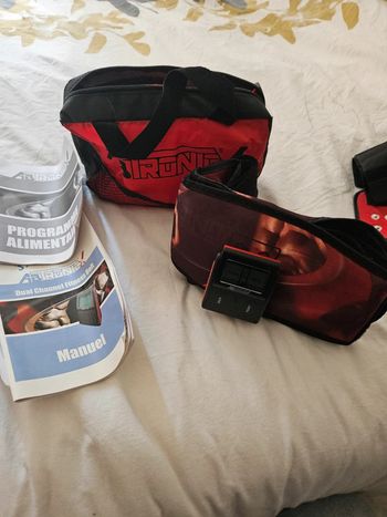 Appareil musculation sans effort  ceinture avec électrodes