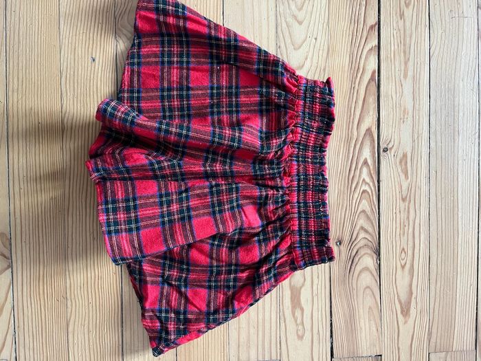 Jupe-short écossaise Cyrillus 8 ans