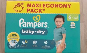 Couche pampers taille 6 