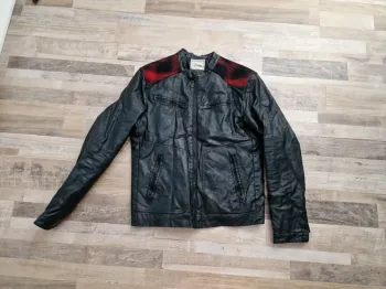 Veste simili cuir kaporal homme taille L