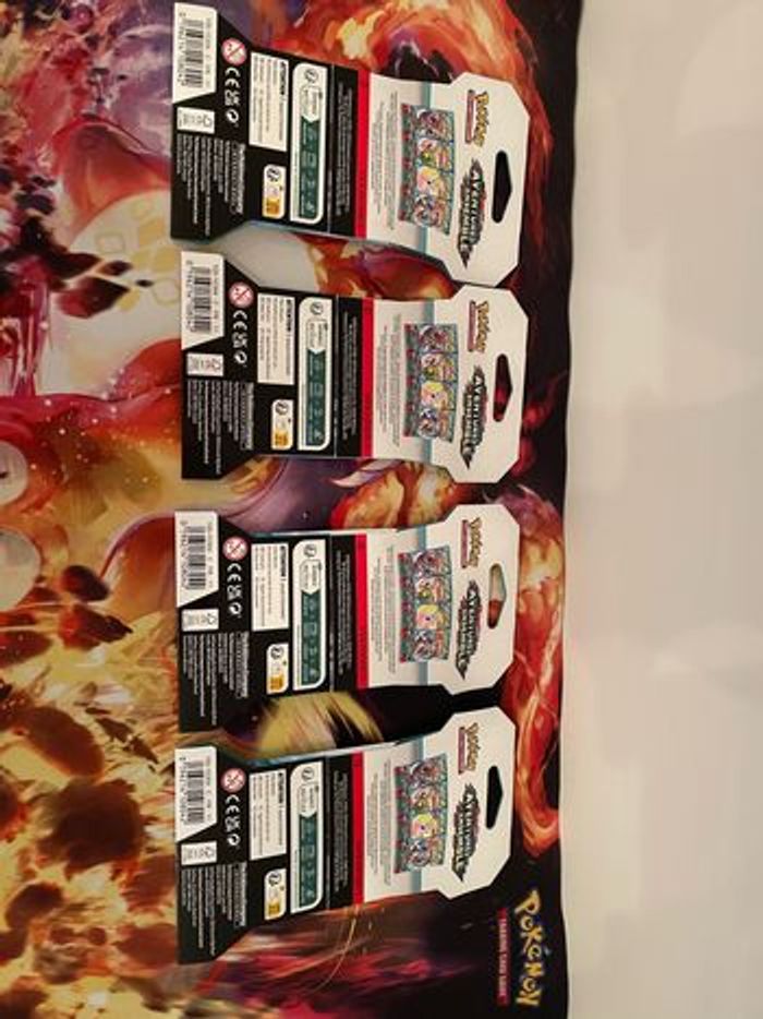 Lot de 4 Boosters Blisters Pokémon EV9 - photo numéro 2