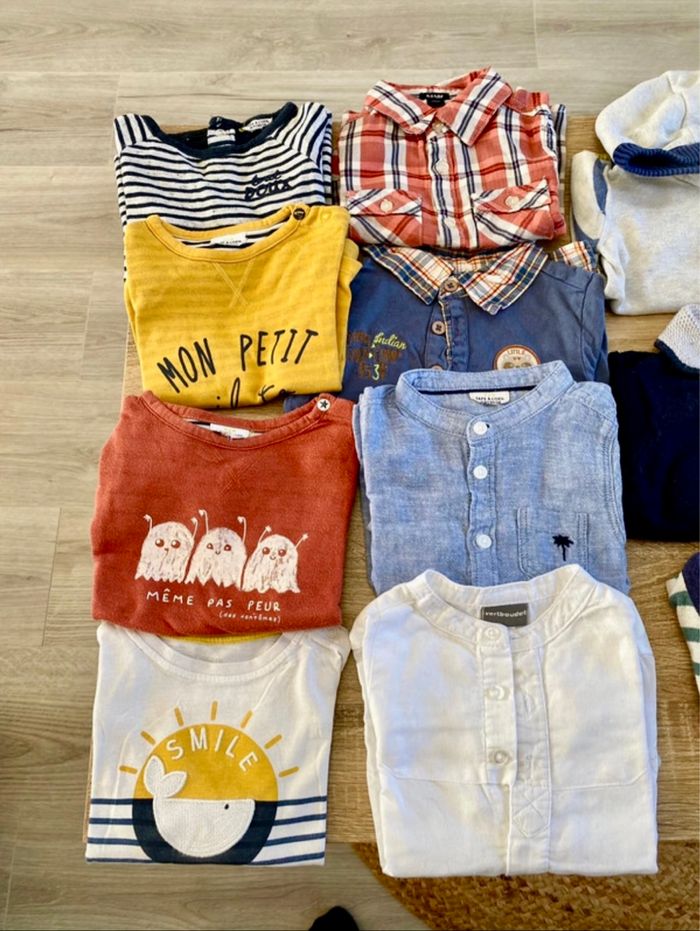 Lot 18 mois garçon sergent major tape à l’œil bout’chou - photo numéro 3