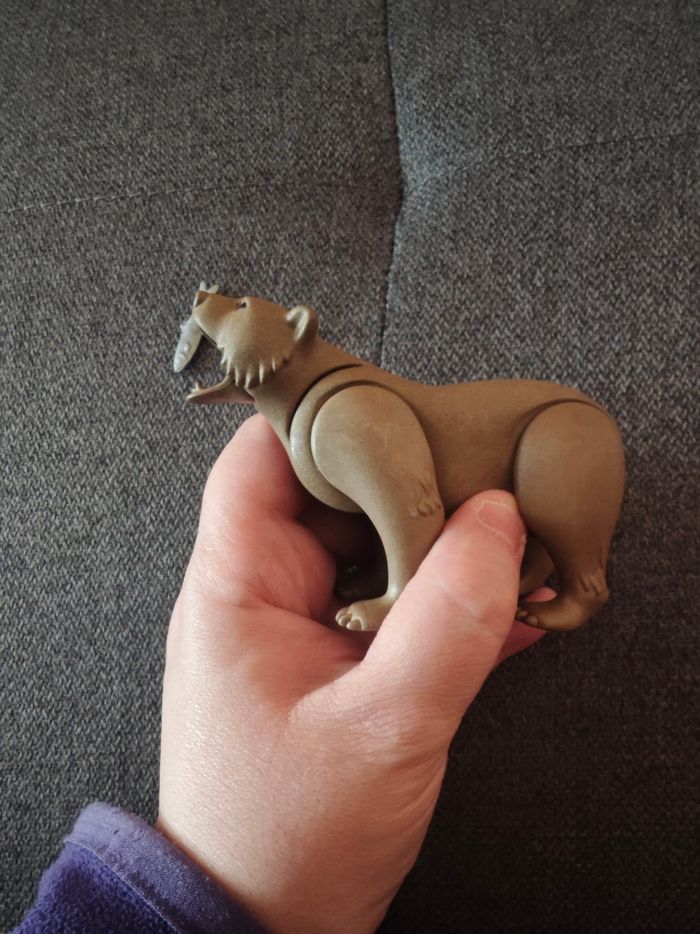 Playmobil - Ours brun et son poissons 🐟 wiltopia - photo numéro 3