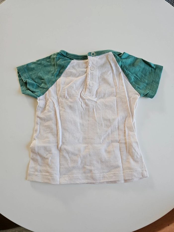 Ensemble tee-shirt/legging - P'tit Bisou - 6 mois/67 cm - photo numéro 3