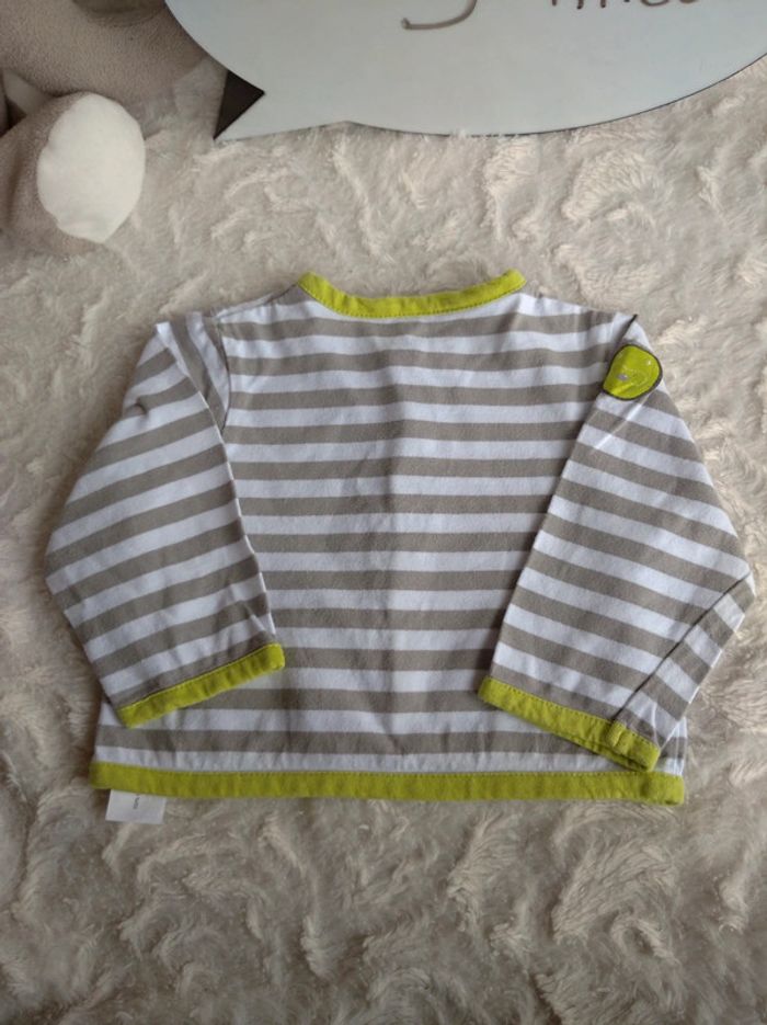 Gilet léger veste avec pressions Garçon 9 mois Super doudou Orchestra 100% coton - photo numéro 9