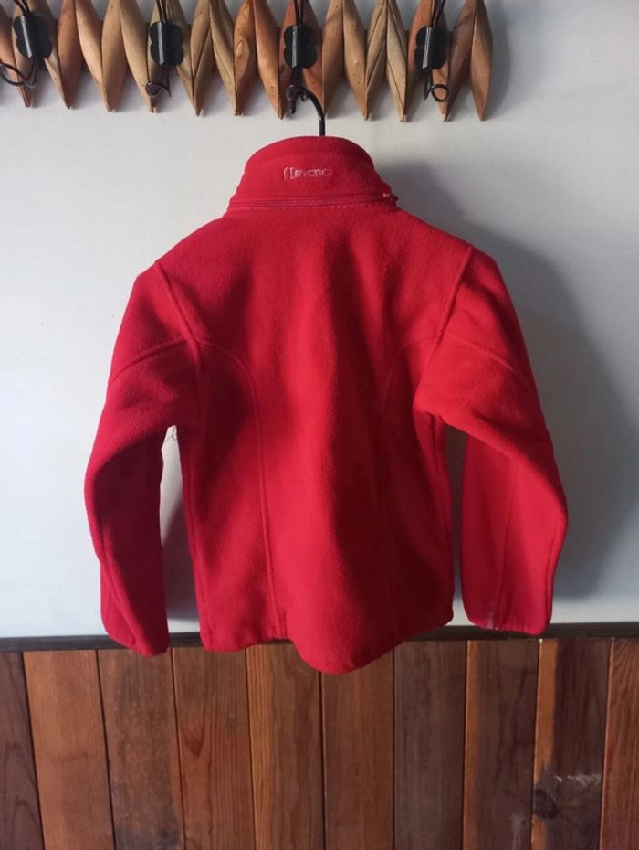 Veste polaire rouge 10ans - photo numéro 2
