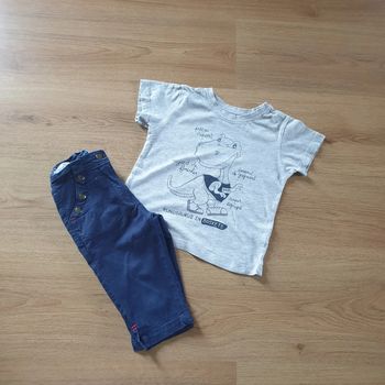 💚 Ensemble tee-shirt short 4 ans Tissaia #emyfleury_4ansgarçon