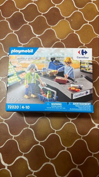 Playmobil 72020 caisse carrefour