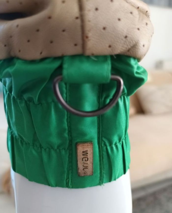 Blousons vintage année 90 manches en cuir - photo numéro 4