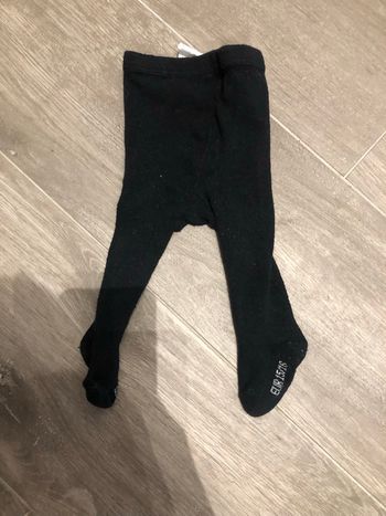 Collants noirs Kiabi 0-6 mois taille 15/16
