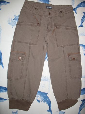 PANTACOURT MARRON FILLE "ACTIVE WEAR BY LA REDOUTE" - 14 ANS - n°01