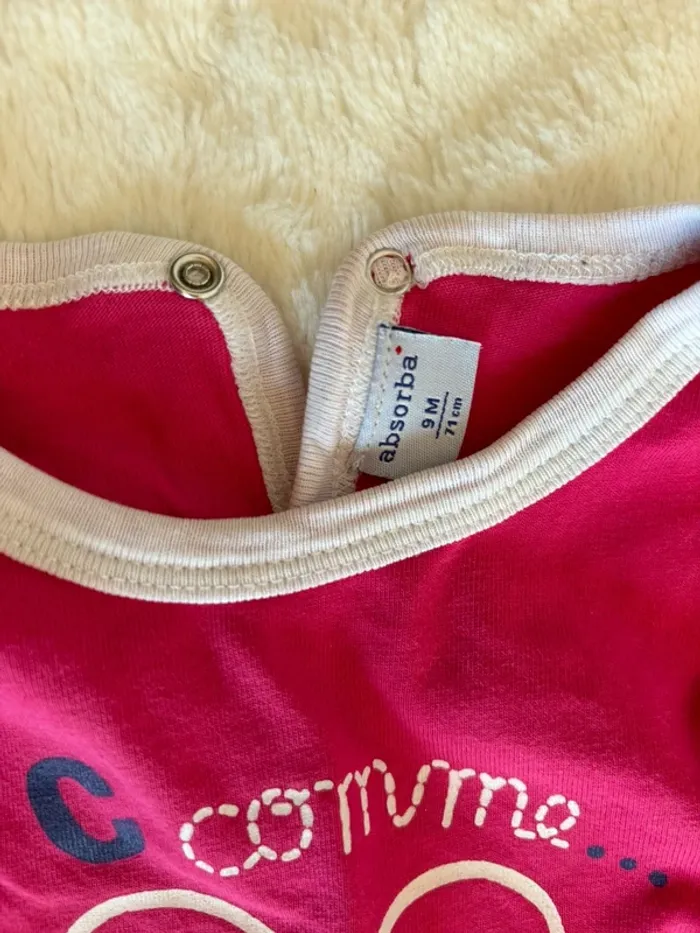 Pyjama absorba mi saison - taille 9 mois - photo numéro 3
