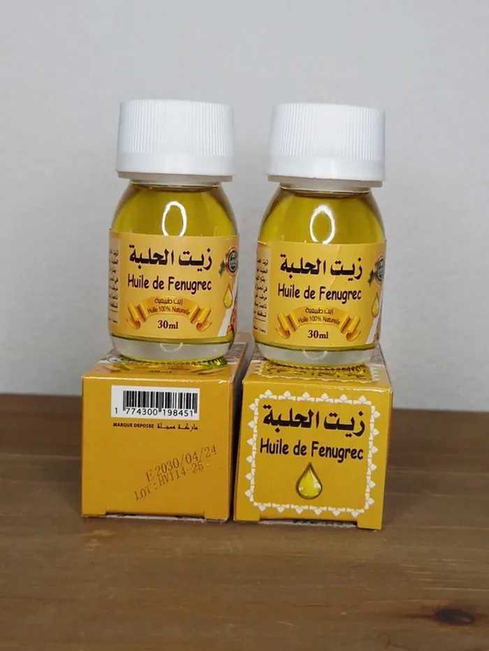 2 huiles de fenugrec 2x30ml 100% naturelle - photo numéro 2