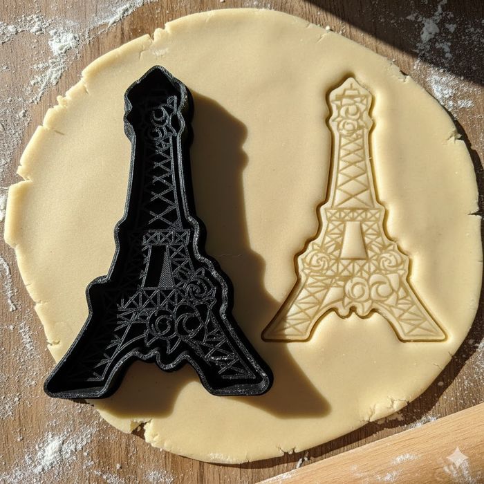 Emporte-pièce Tour Eiffel 8 cm pour biscuits et pâtisserie créative