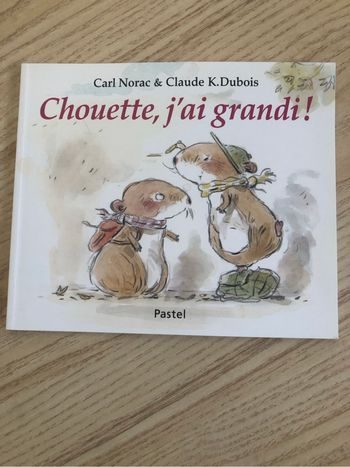 Livre chouette j’ai grandi