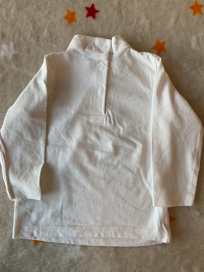 Ensemble Tee-shirt Grain de Blé Jeans 3 Pommes Bleu & Bleu Marine 6M - photo numéro 5