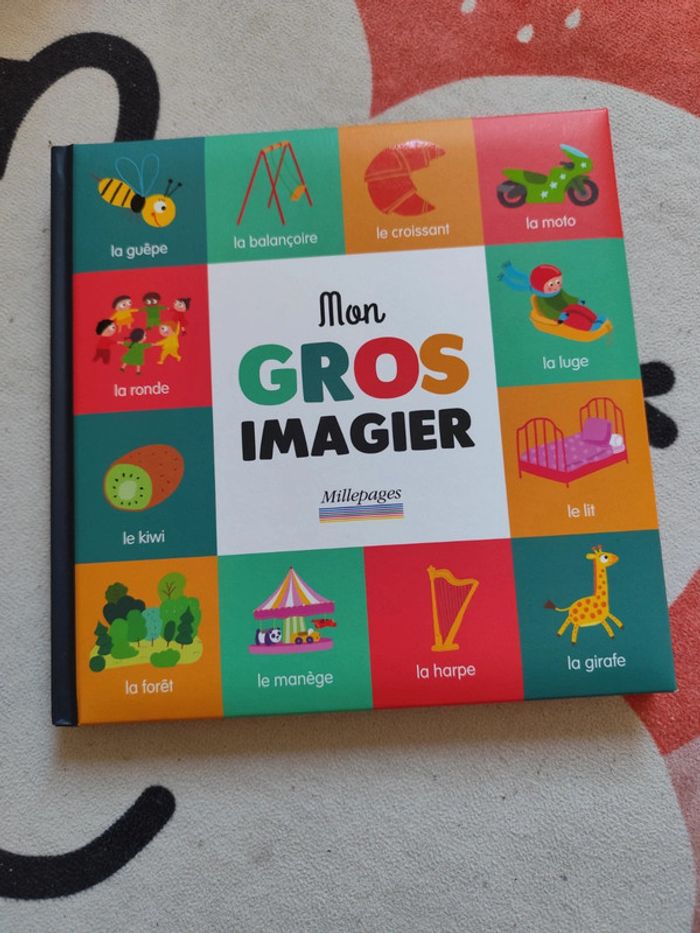 Livre mon gros imagier