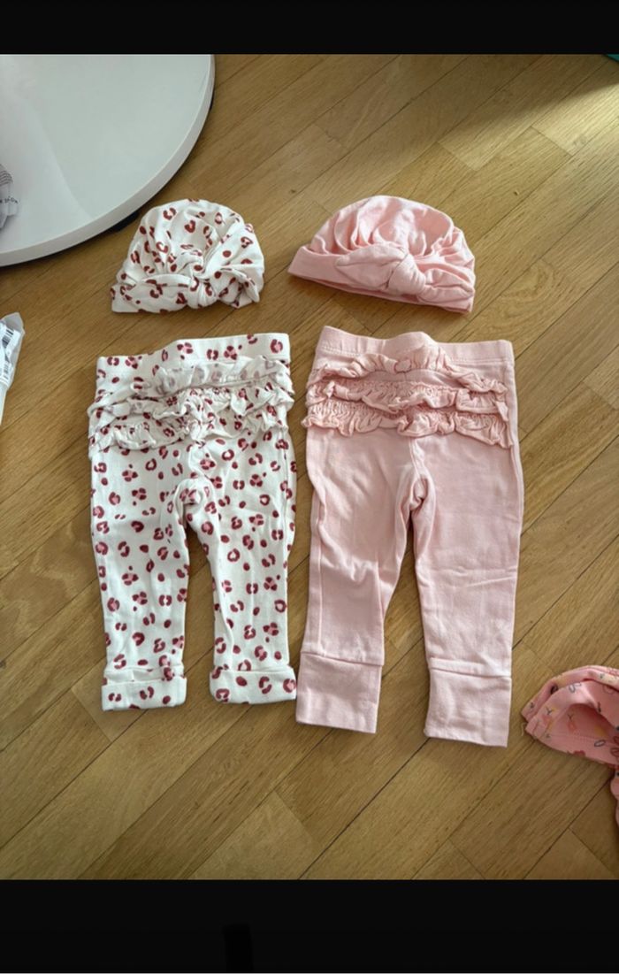 Lot de 2 leggings avec chapeaux