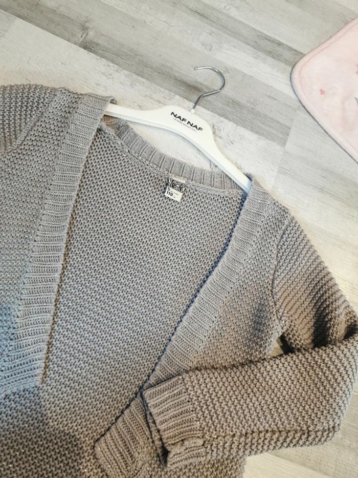 Gilet veste grise - photo numéro 2
