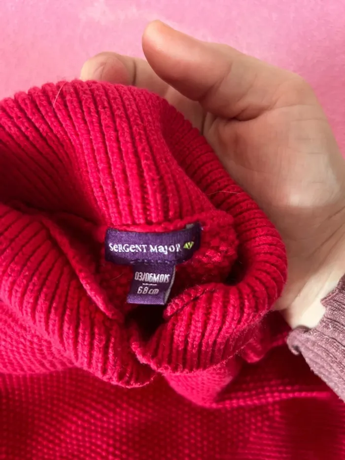 Poncho Sergent Major taille 3/6 mois - photo numéro 2
