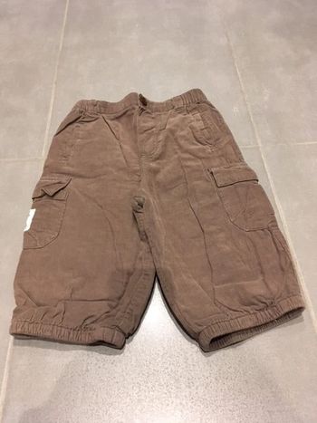 Pantalon velours marron Vertbaudet 12 mois
