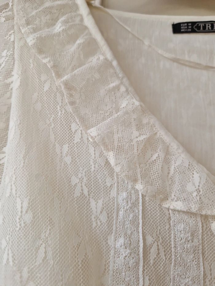 Blouse en dentelle Zara - photo numéro 5