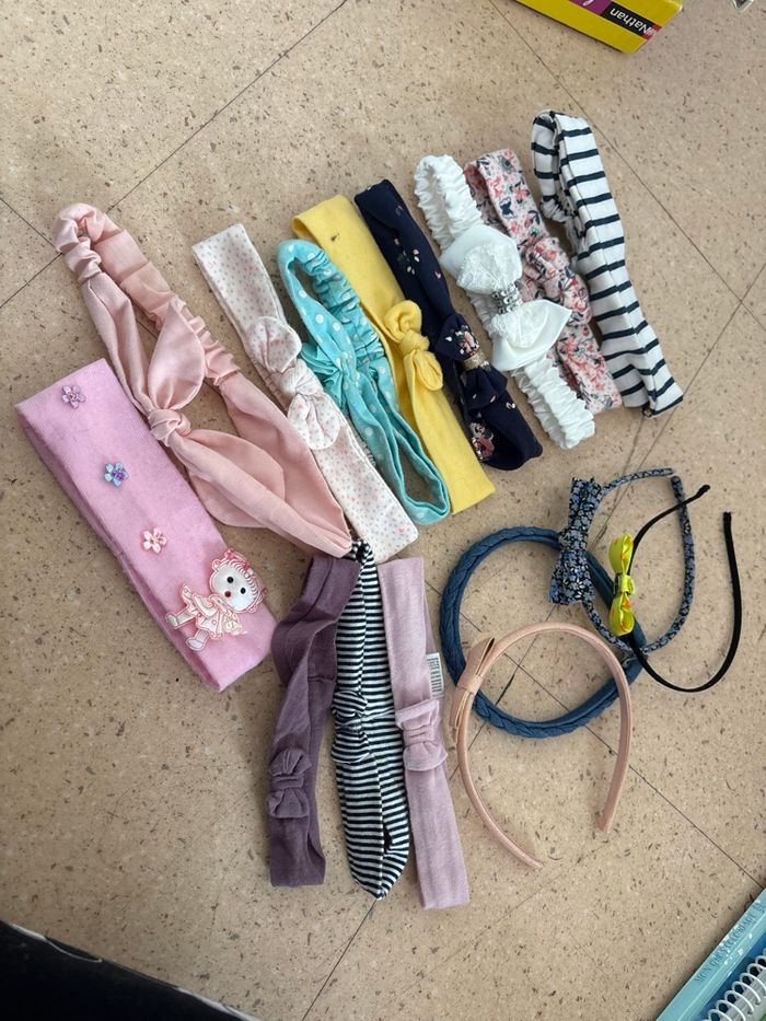 Lot d’accessoires cheveux