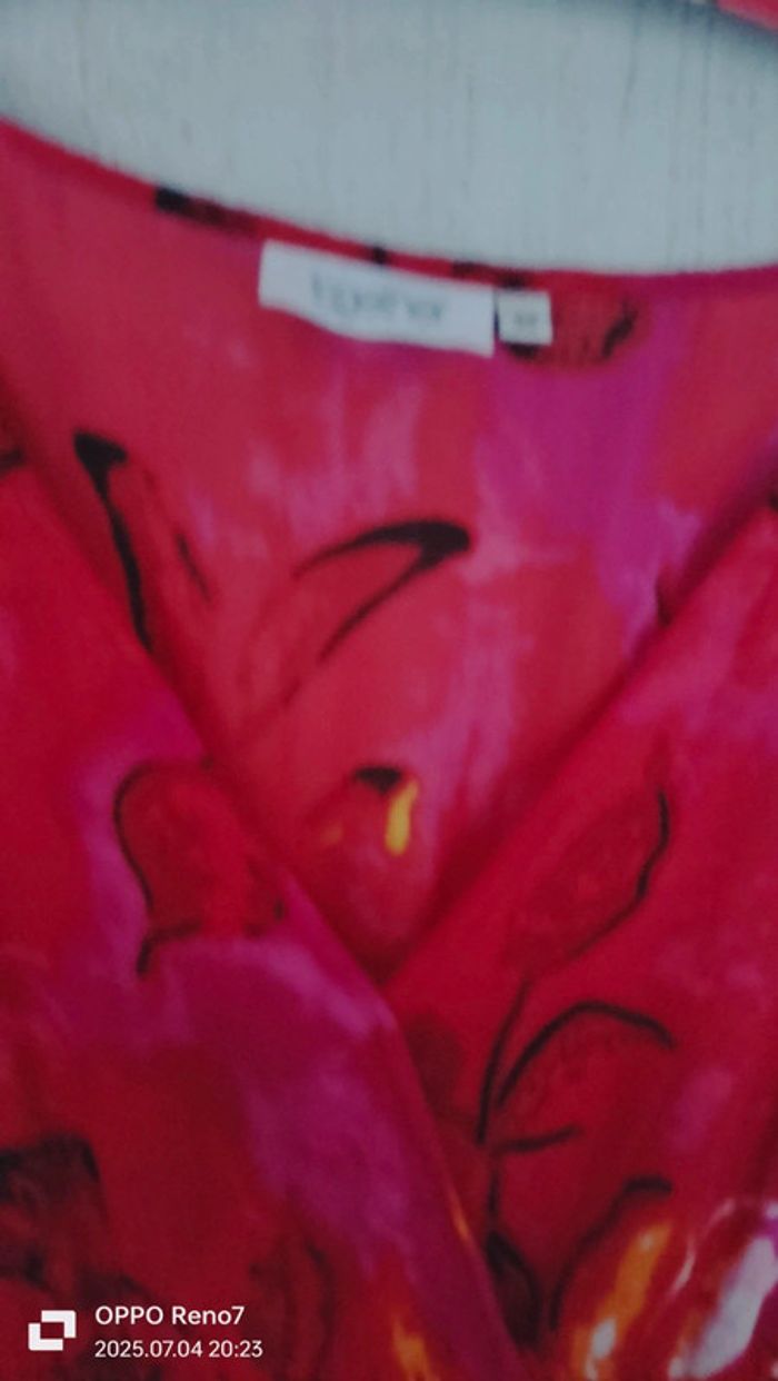 Longue robe rouge chic - photo numéro 2