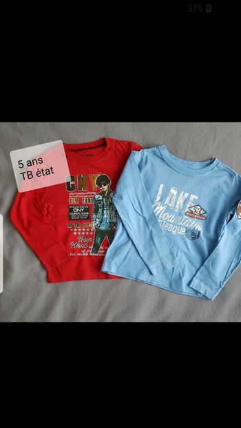 Lot de 2 t-shirts manches longues.