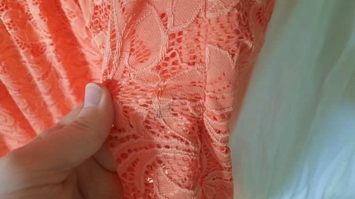 robe dentelle orange - photo numéro 4