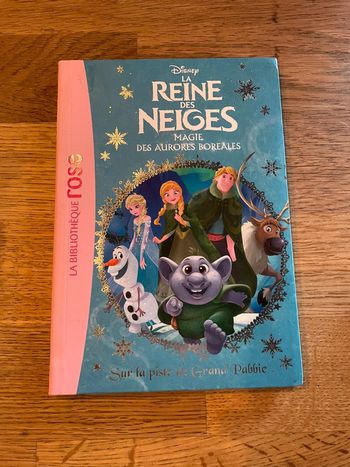 Livre La bibliothèque Rose Disney La reine des neiges magie des aurores boréales