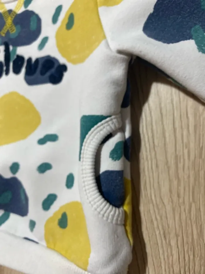 Pull hiver molletonné bébé garçon 6 mois Tape à l’œil - photo numéro 4