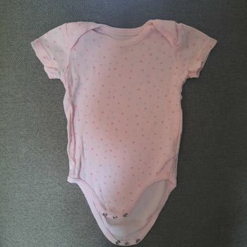 Body manches courtes motif petits points