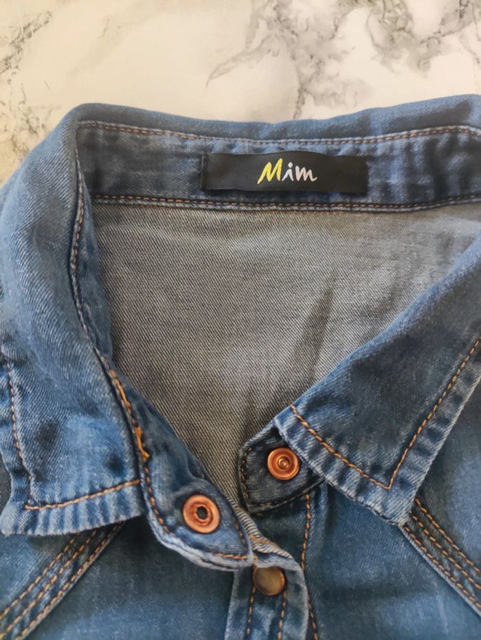Chemise en jean taille 34 - photo numéro 3