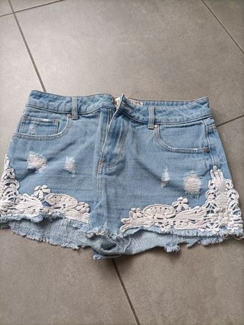 Short en jean