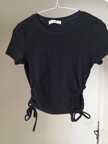 Crop top noir