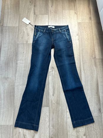 Jean School Rag bleu marine Panfil flare W27