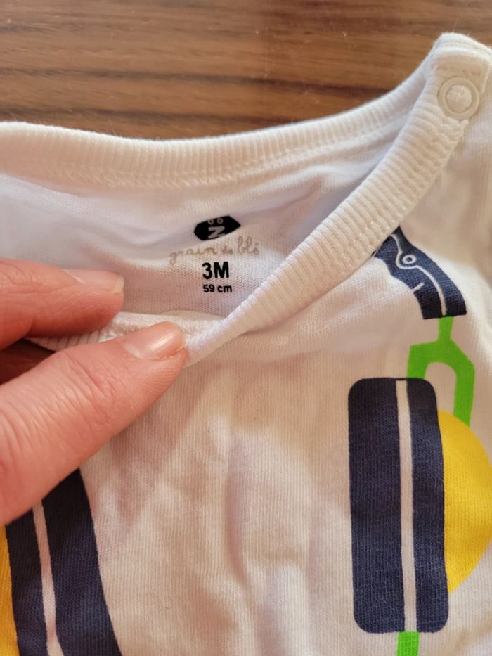 Lot de 4 tee-shirts manches courtes et 2 débardeurs garçon 3 mois - photo numéro 13