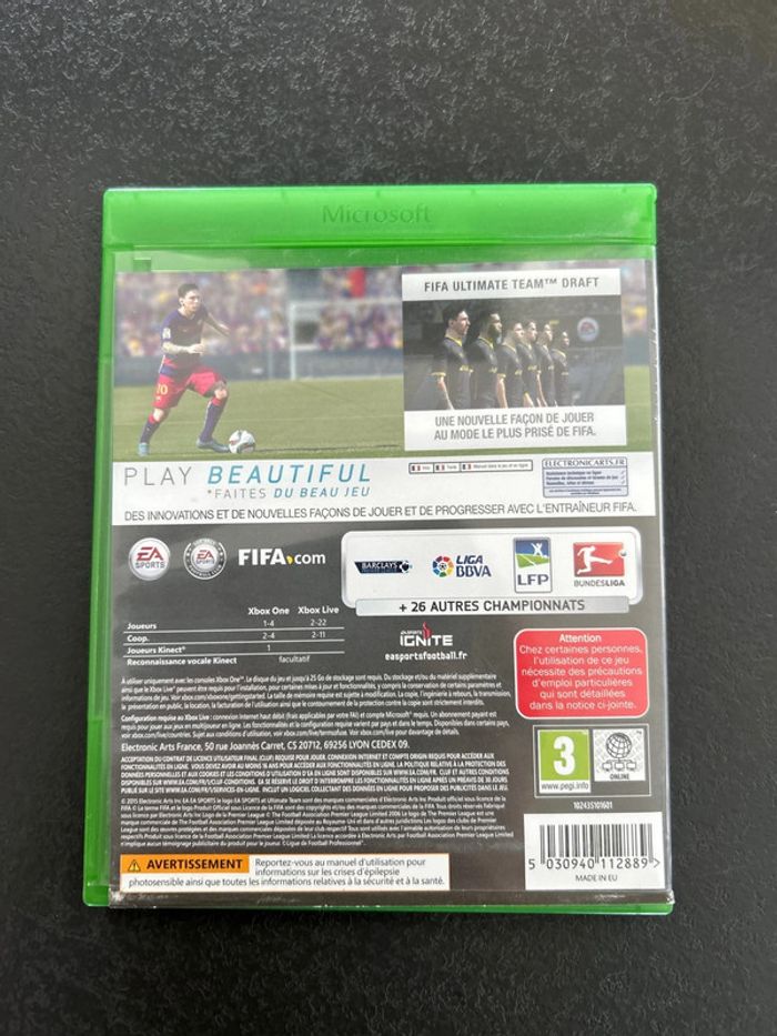 Jeu Xbox One FIFA 16 - photo numéro 2
