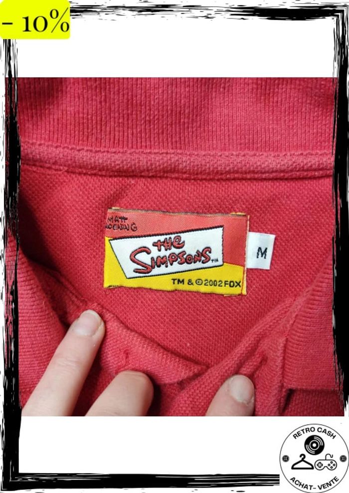 polo Bart simpsons vintage officiel 2002 taille M - photo numéro 4